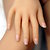 Fingernägel mit Clear French Manicure