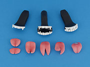 VonRubbers Zungen- und Zähne-Set, Vampire Edition - Image courtesy of VonRubber