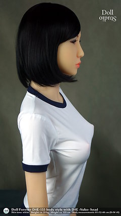 D4E-155 Körperstil mit ›Yuko‹ Kopf von Doll Forever / Hautton ›white‹