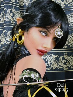 YL Doll Körperstil YL-148/D mit ›Bella‹ Elfen-Kopf (Jinsan Nr. 286) - TPE