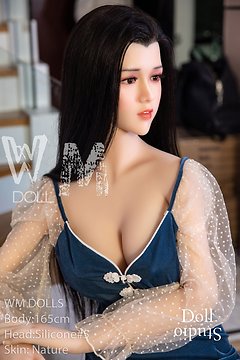 WM Dolls Körperstil WMS-165/D mit Silikon-Kopf Nr. 5 (= WMS Nr. 005) - Silikon