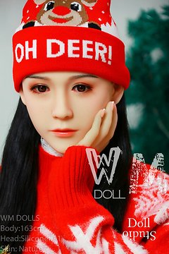WM Doll Körperstil WM-163/C mit Silikon-Kopf Nr. 11 (WMS Nr. 011) - TPE-/Silikon
