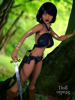 YL Doll Körperstil YL-148/D mit ›Bella‹ Elfen-Kopf (Jinsan Nr. 286) - TPE