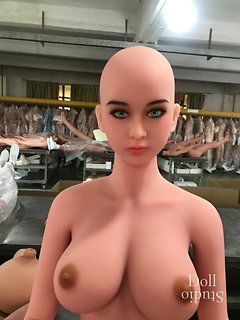 WM Dolls WM-166/B Körperstil, jelly (gel-filled) breasts, mit Kopf Nr. 53 und Nr