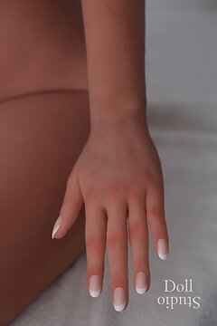 WM Dolls Körperstil WM-159/B mit SS 111 Silikon-Kopf im Hautton 'tan' - Werksfot