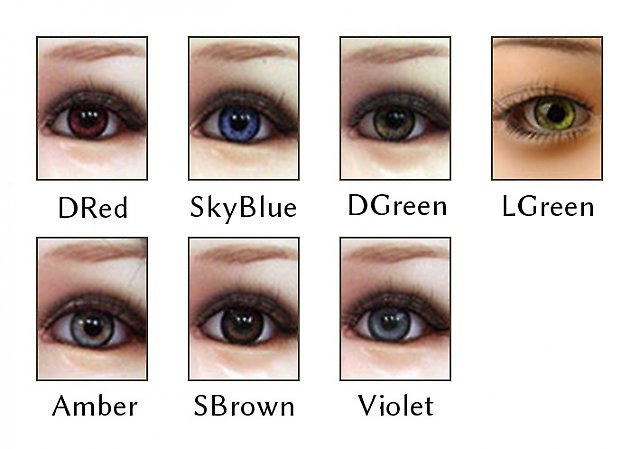 DS Doll 145 / 145 plus - Augenfarben