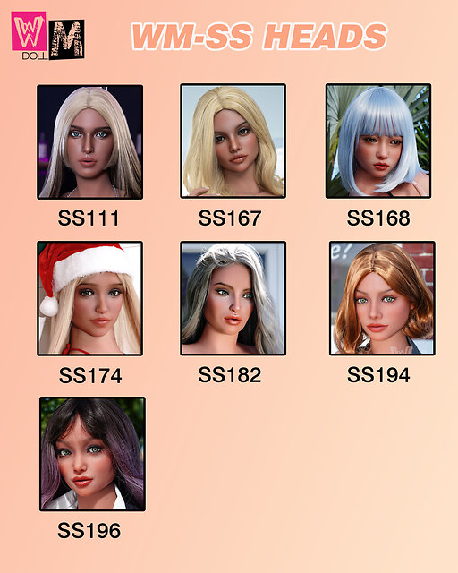All SS heads by WM Dolls (as of 12/2024)